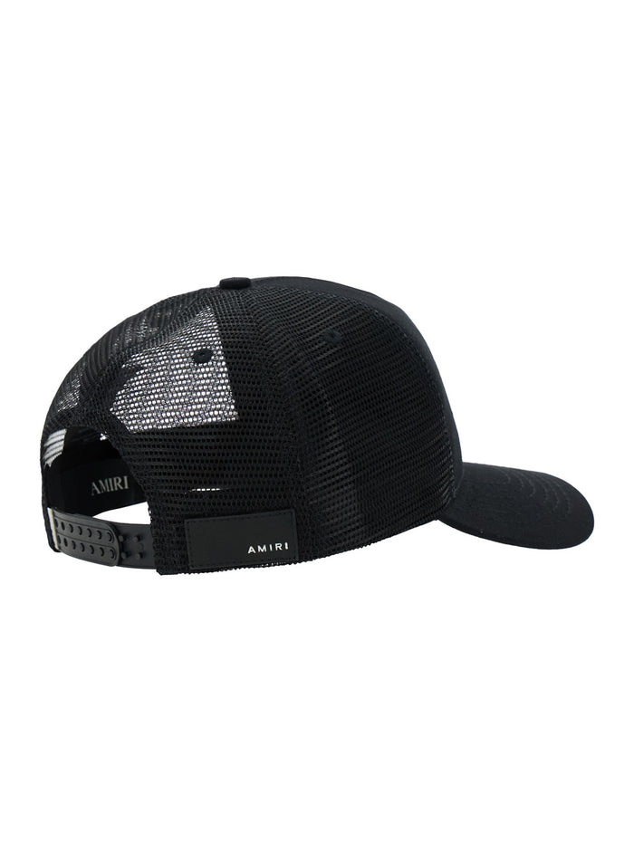 Black Baseball Cap With Logo Lettering On The Front And Mehs Panels Cotton Man Hats Gloves