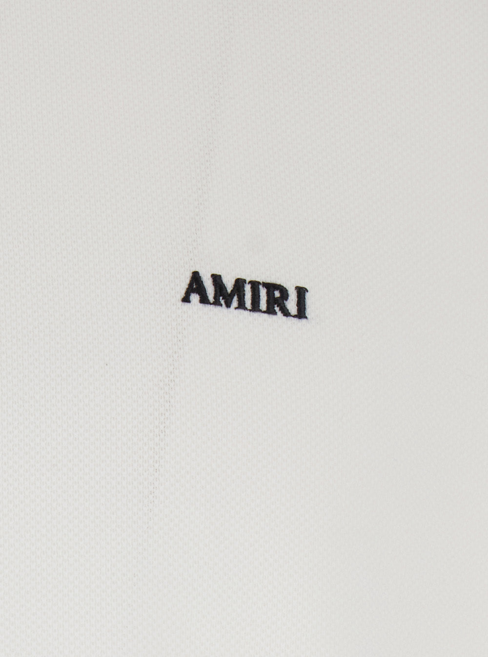 White Polo Shirt With Classic Collar And Logo Lettering Embroidery On The Front In Cotton Man Tshirts