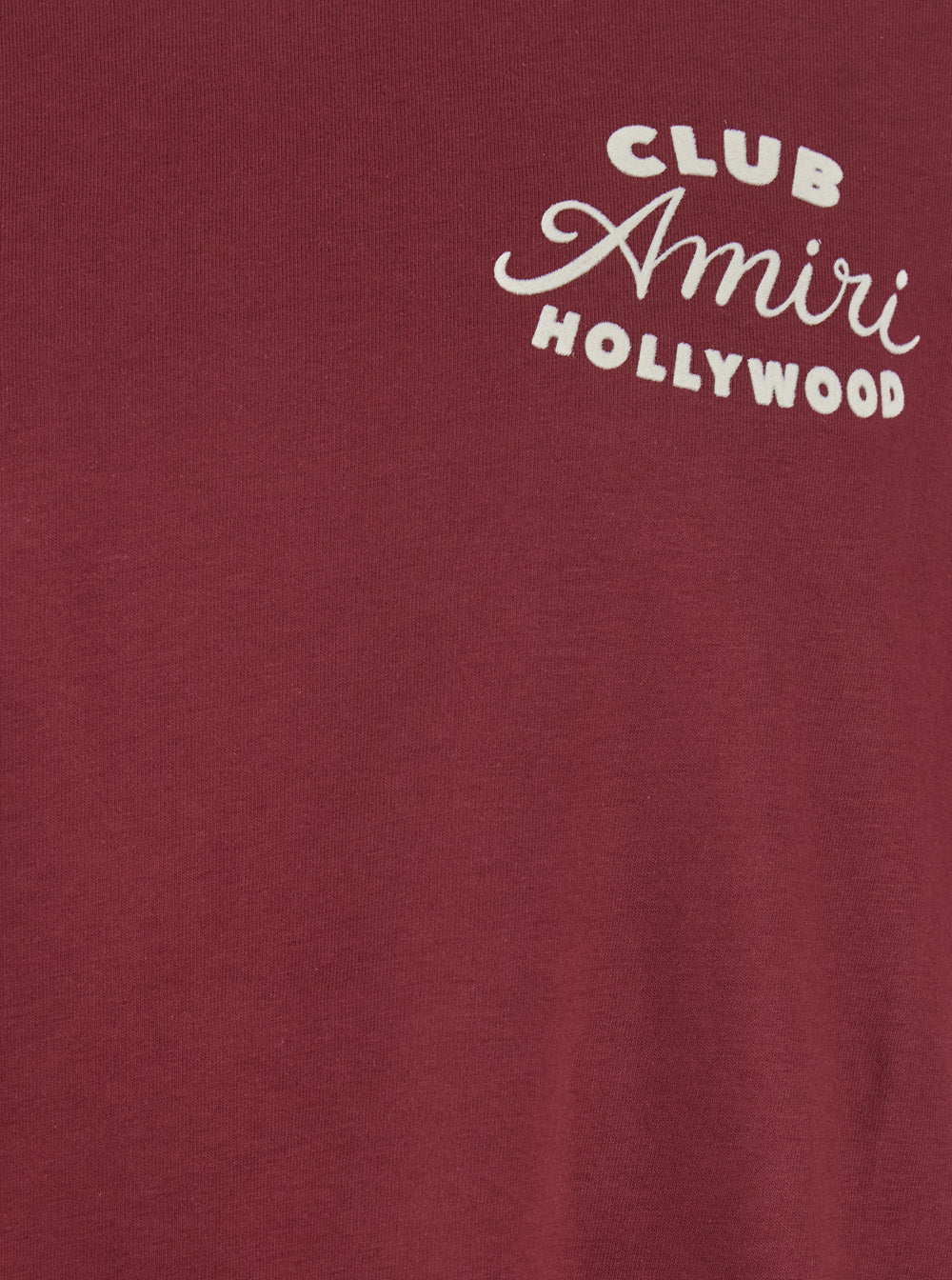 Bordeaux Crewneck T-Shirt with Logo Lettering on the Front and Maxi Print Rear in Cotton Man Tshirts Polo Shirts