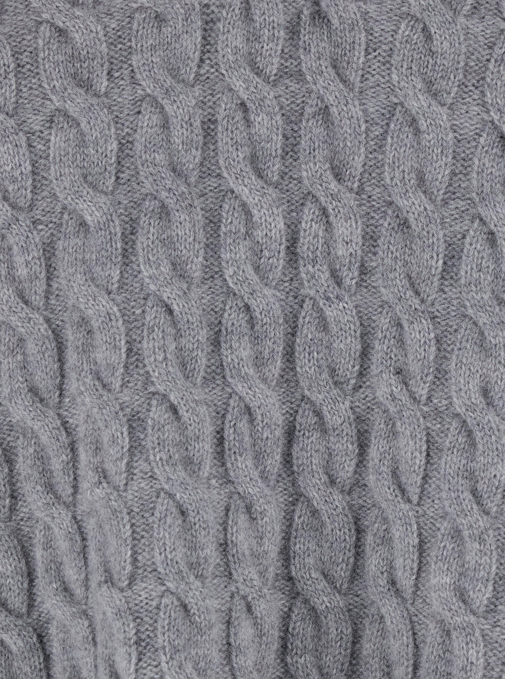 Grey Polo Shirt with Woven Design in Wool Man Tshirts And