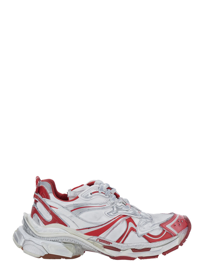 Runner 2 Multicolor Sneaker with Embossed Logo in Mesh and Nylon Man Polyurethane Polyester