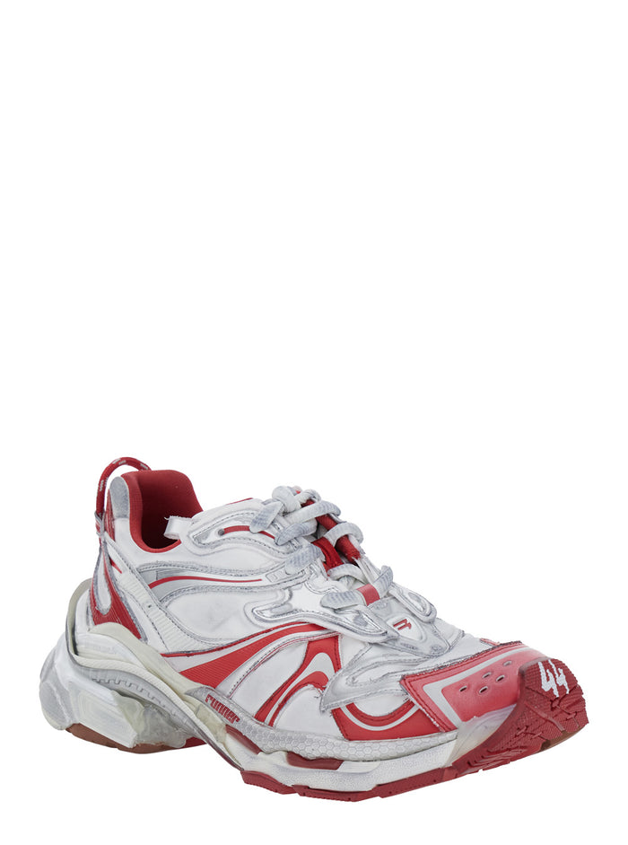 Runner 2 Multicolor Sneaker with Embossed Logo in Mesh and Nylon Man Polyurethane Polyester