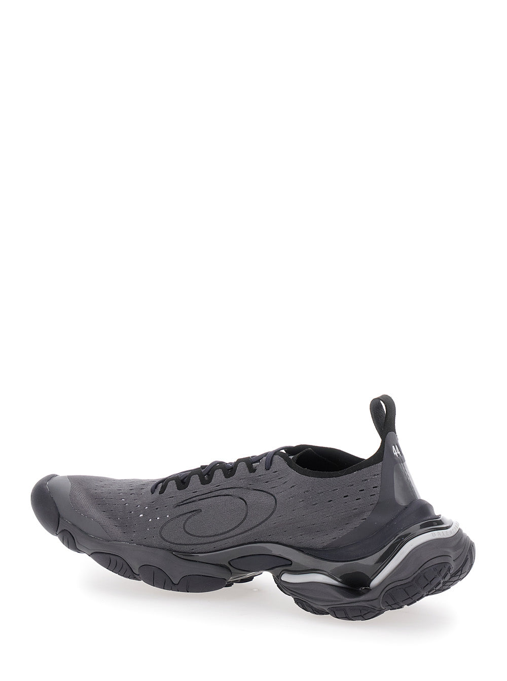 Anatomic Runner Black Sneaker with Anatomical Five-Toe Shape in Tech Fabric Man Polyester