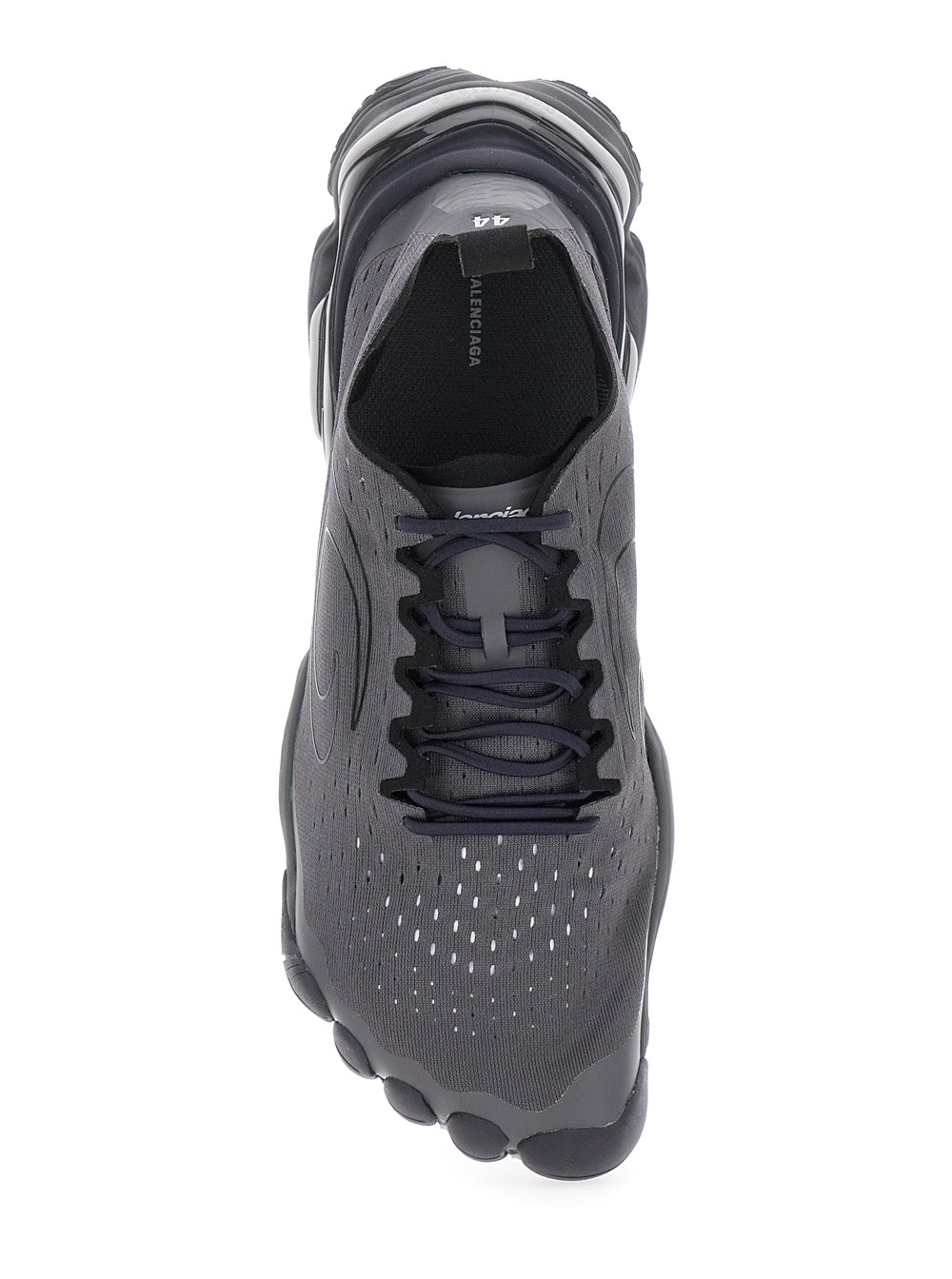 Anatomic Runner Black Sneaker with Anatomical Five-Toe Shape in Tech Fabric Man Polyester