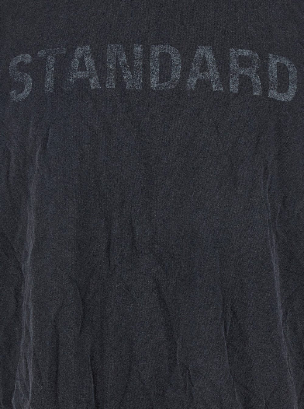 Black Crewneck T-Shirt with Logo Print on the Front in Cotton Man Tshirts And Polo Shirts