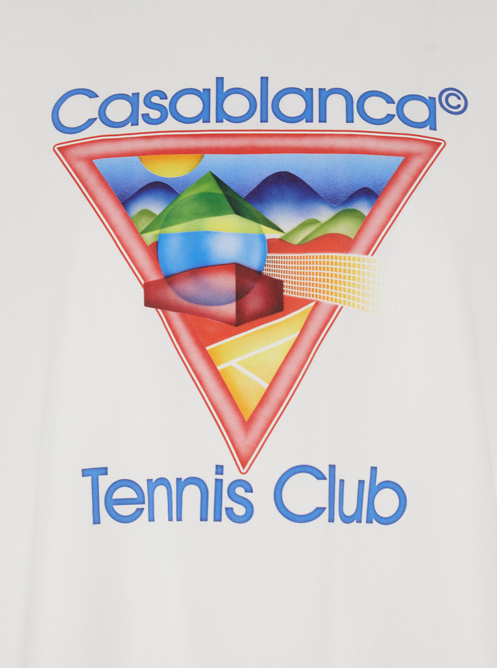 White Crewneck T-Shirt with Logo on the Front in Cotton Man Organic Tshirts And Polo Shirts