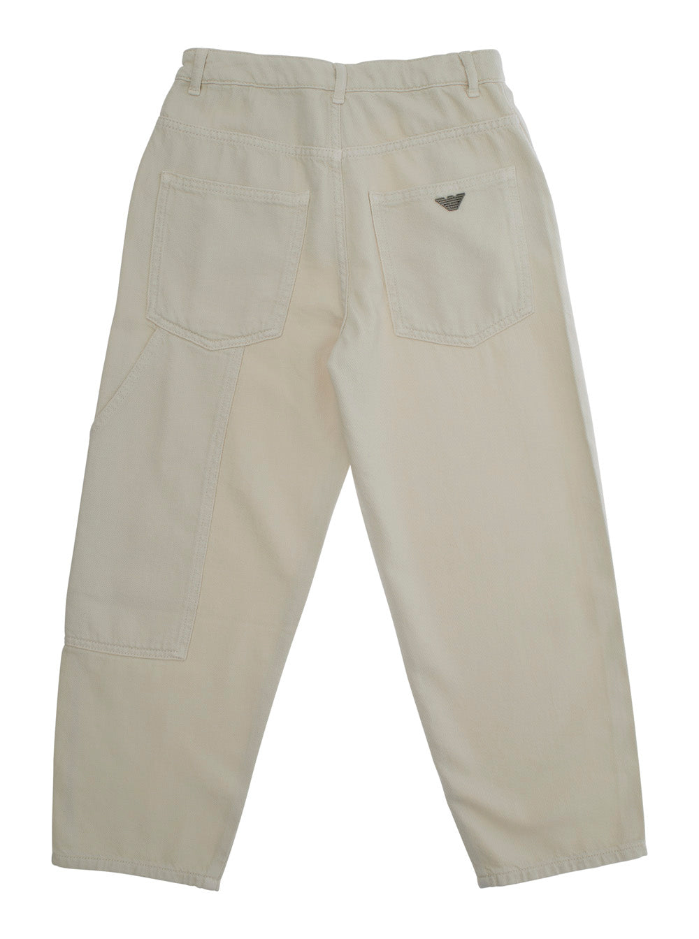 5 POCKETS Beige Cotton Trousers