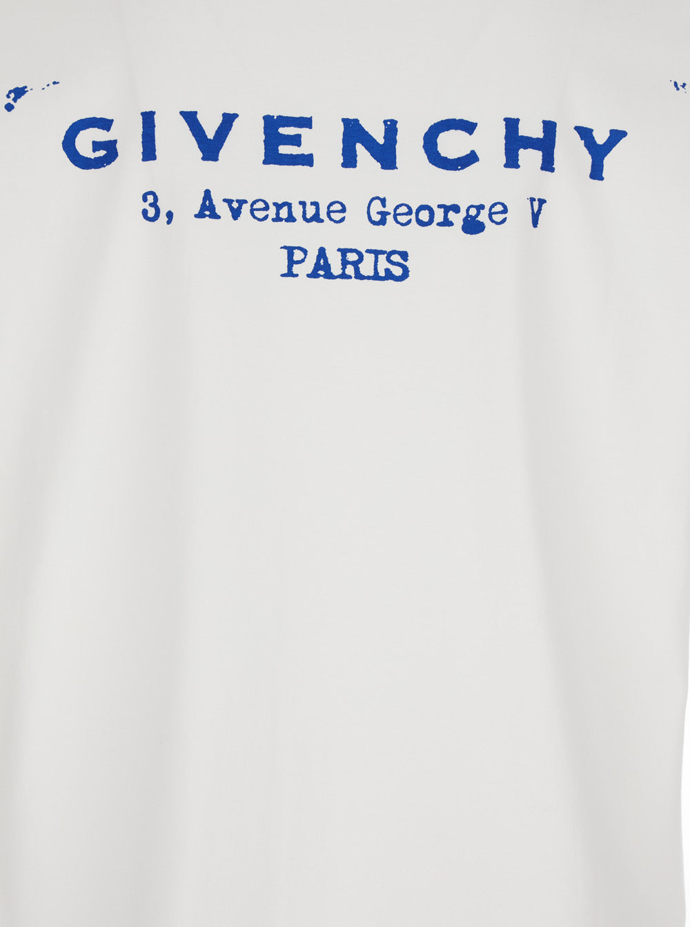 White Crewneck T-Shirt with Logo Lettering on the Rear in Cotton Man Tshirts And Polo Shirts