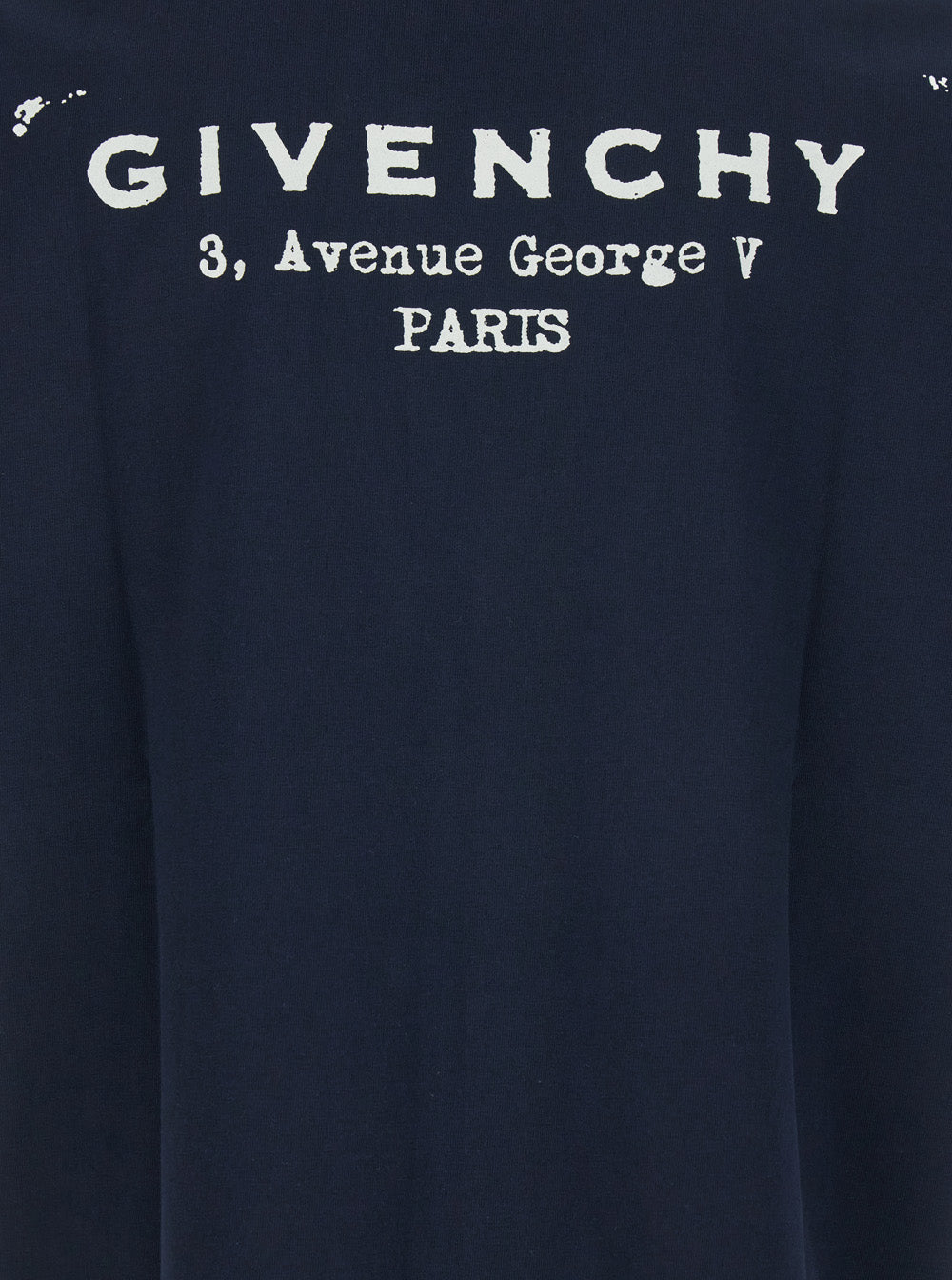 Blue T-Shirt with Logo on the Front in Cotton Man Blu Tshirts And Polo Shirts