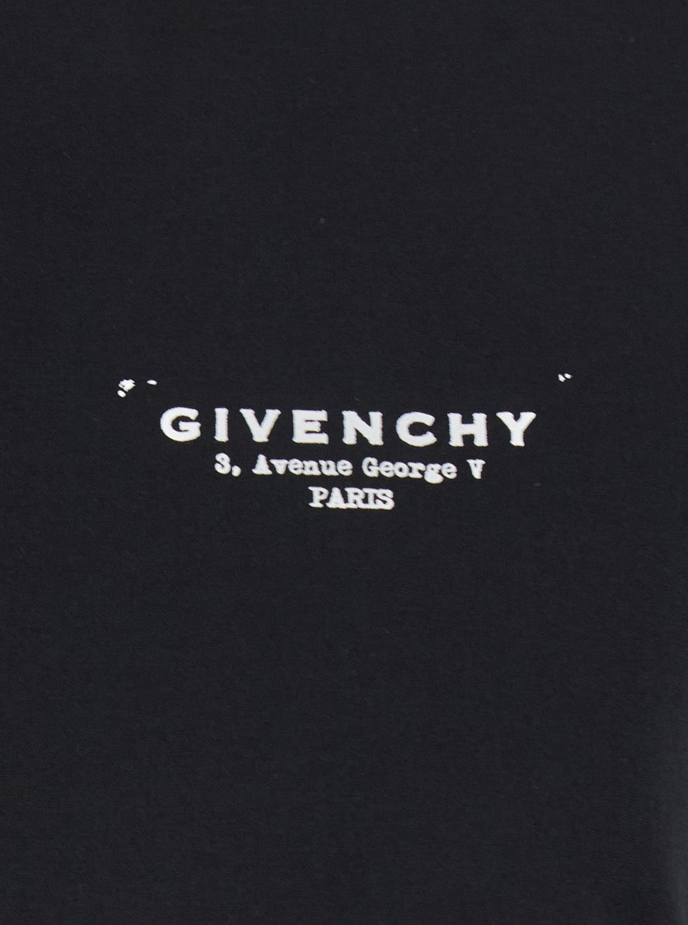 Black Crewneck T-Shirt with Logo Lettering on Front and Rear in Cotton Woman Tshirts Polo Shirts