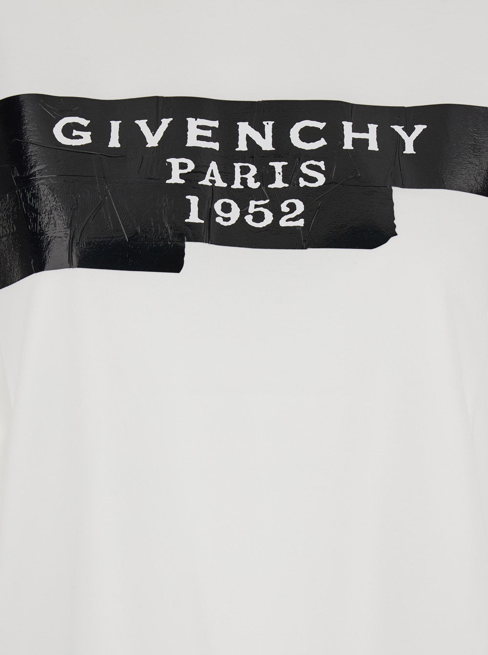 White T-Shirt with Lettering Logo on the Front in Cotton Woman Tshirts And Polo Shirts