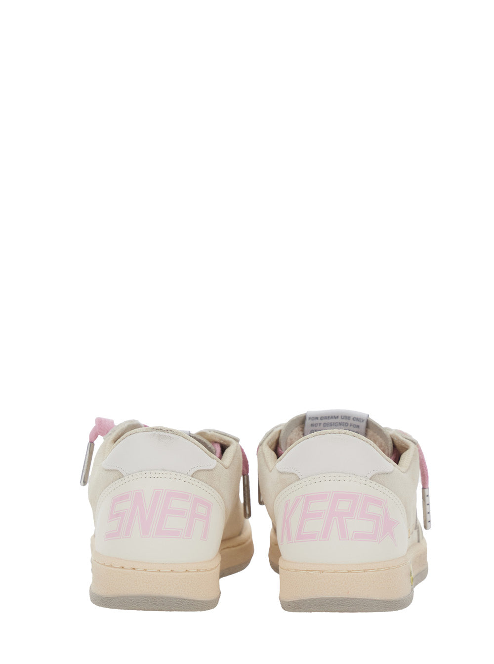 Superstar White Low-Top Sneakers with Side Star in Leather Girl Cow