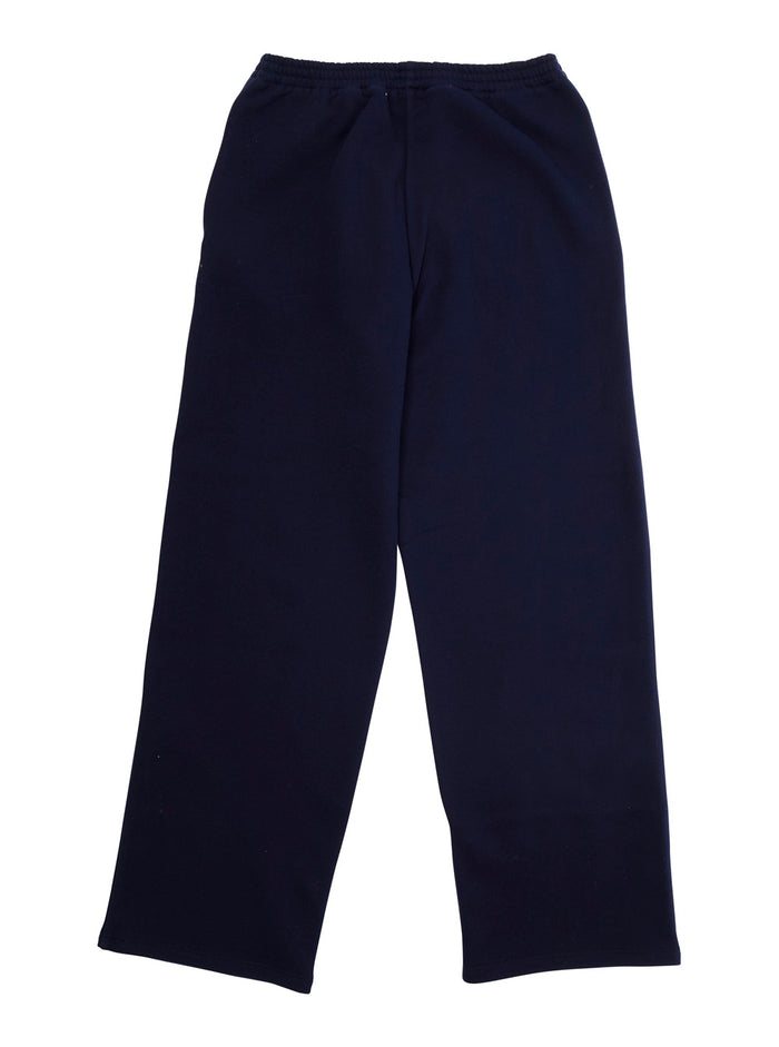 Blue Trousers with Web Pattern on Sides in Fabric Boy Blu