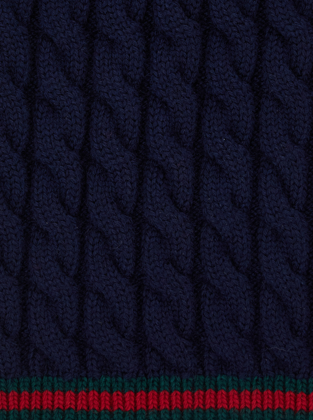 Blue Scarf with Web Hem and Tricot Knitting in Wool Boy Blu Scarfs Foulards