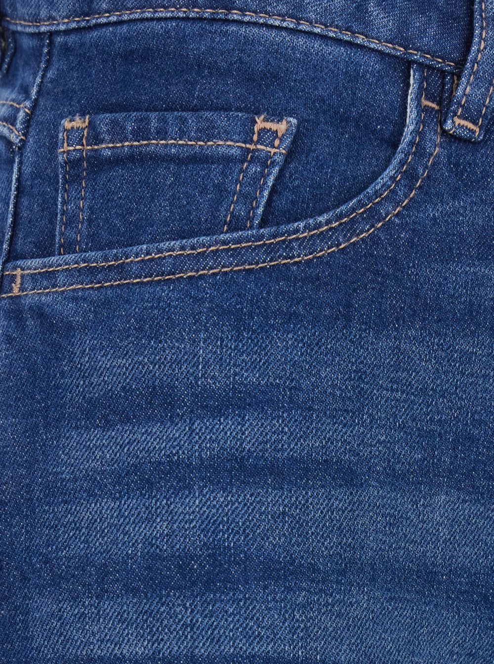 Joia Blue Jeans with Belt Loops and Logo Patch on the Rear in Denim Woman Blu