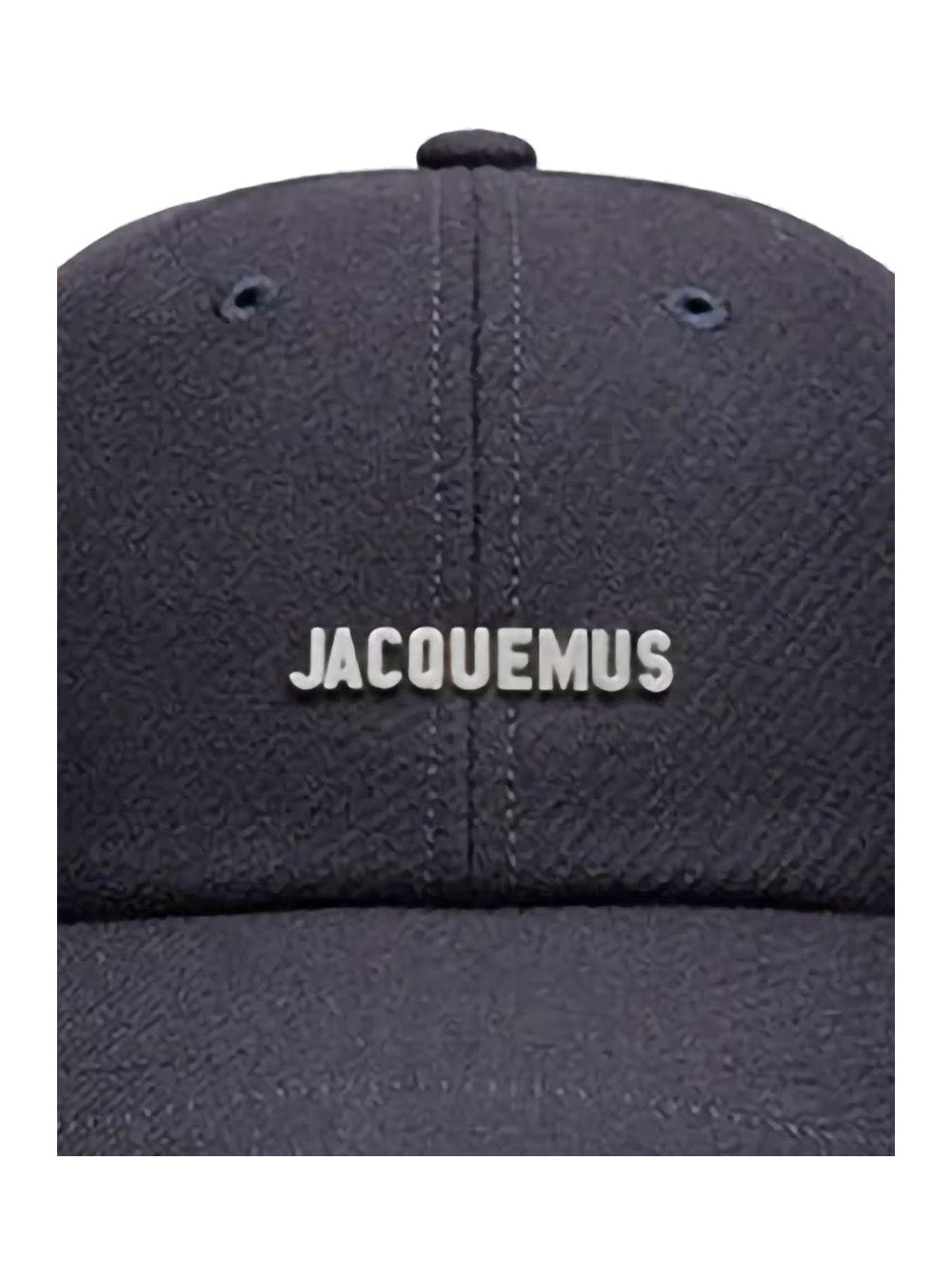 La Casquette Artichau Blue Baseball Cap With Adjustable Drawstring And Fringed Hem Wool Blend Man Blu Polyamide Hats Gloves