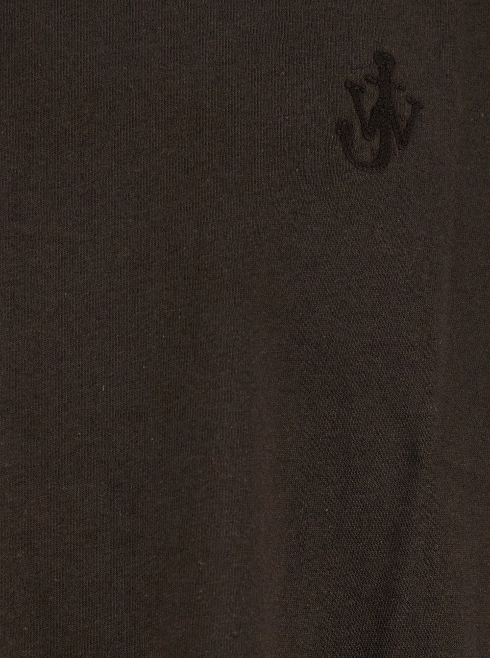 Brown T-Shirt With Logo On The Front Cotton Man Tshirts And Polo Shirts