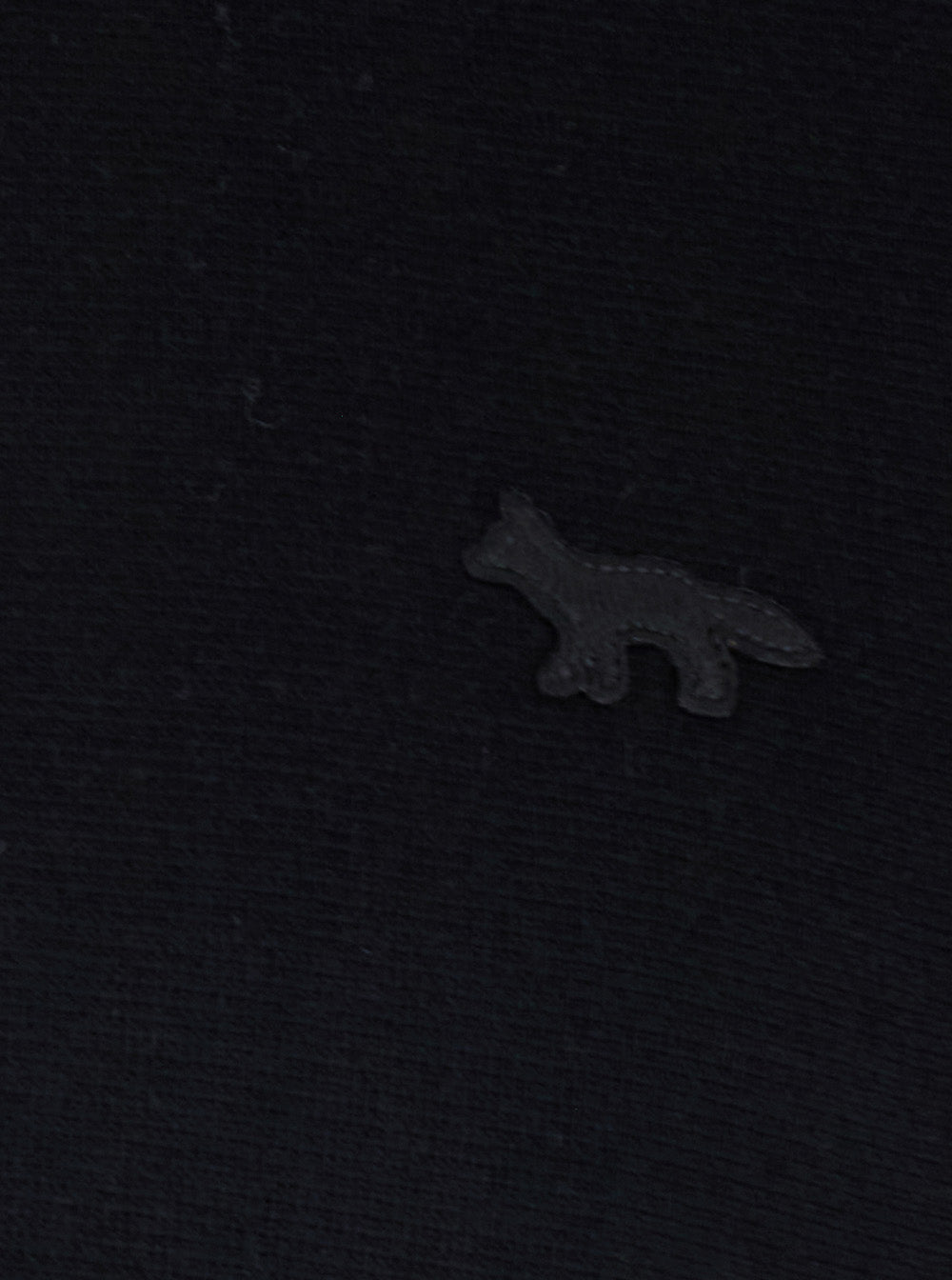 Black Sweatshirt with High Neck and Logo Embroidery on the Front in Wool Man Sweatshirts