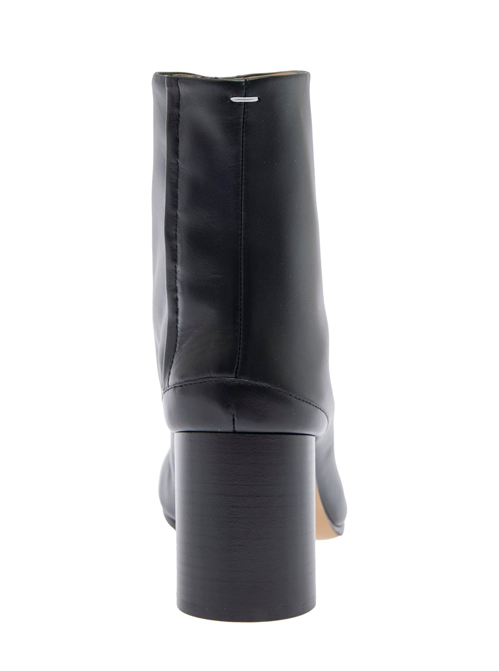 Tabi Black High Heel Ankle Boots Leather Woman Bovine