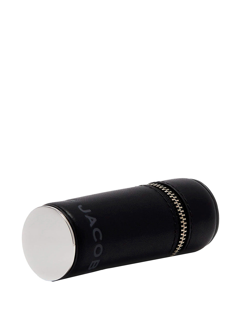 The Lipstick Case Charm Black Keychain With Pendants And Logoed Holder Leather Brass Blend Woman Products