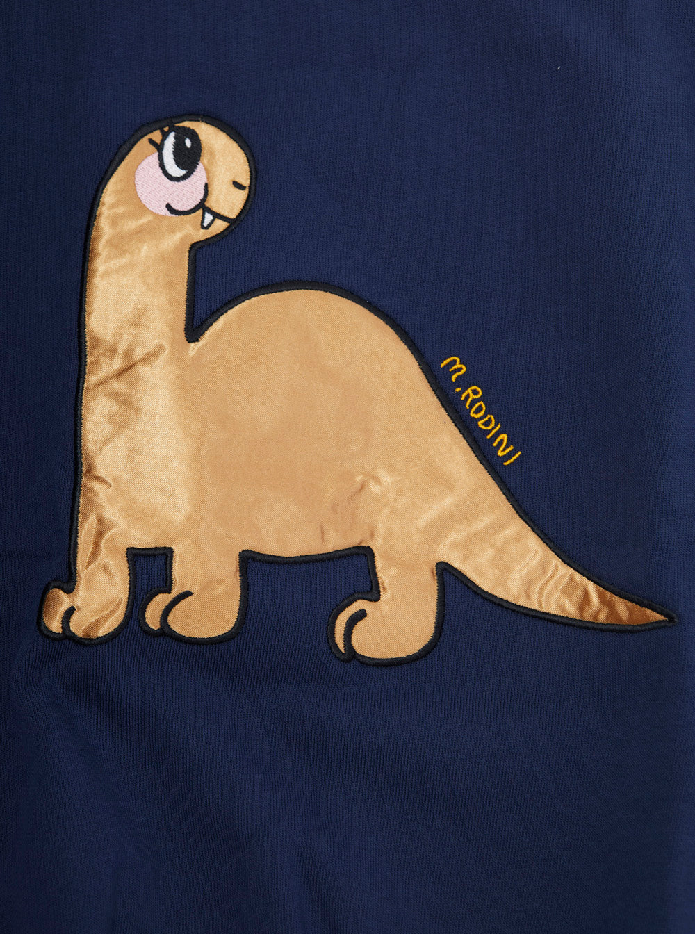 Blue Sweatshirt with Dino Patch on the Front in Cotton Boy Blu Sweatshirts