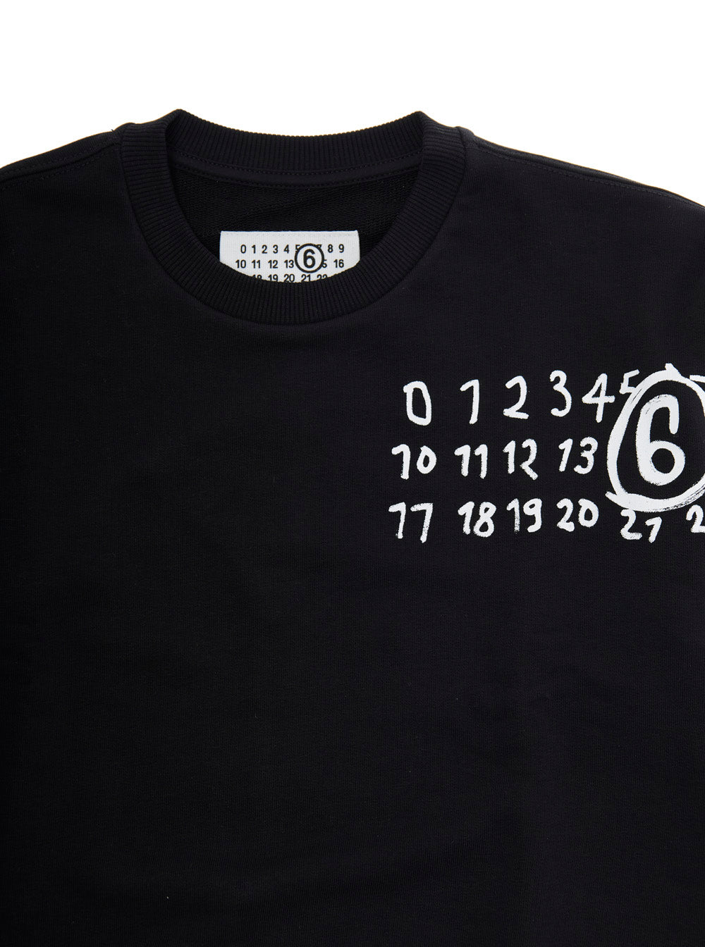 Black Sweatshirt With Logo On The Front Cotton Boy Sweatshirts