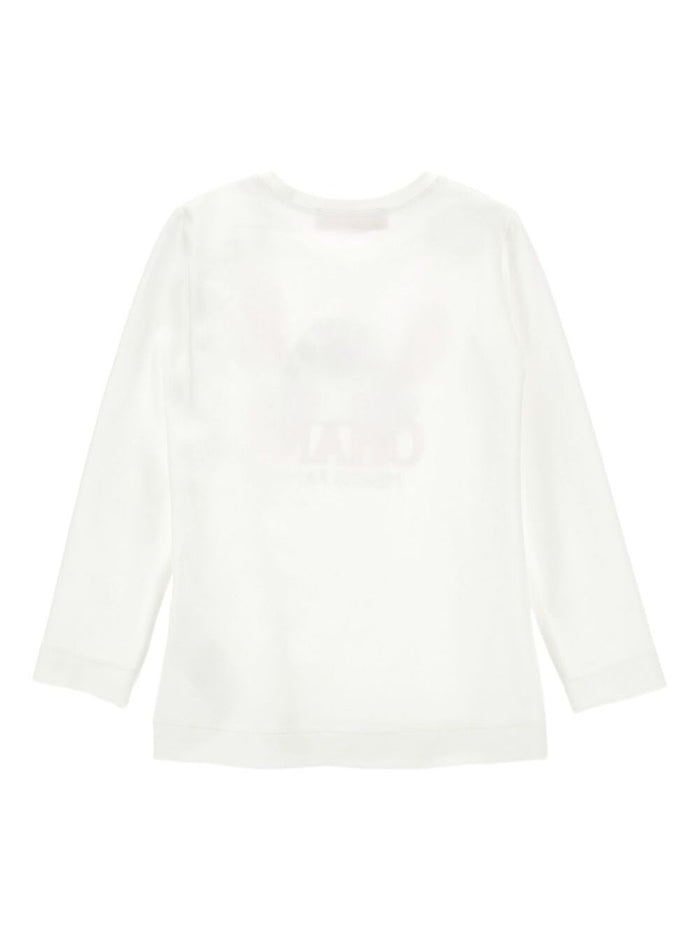T-Shirt St.ohana Jersey Cotone Stretch White Cotton Elastane Tshirts And Polo Shirts