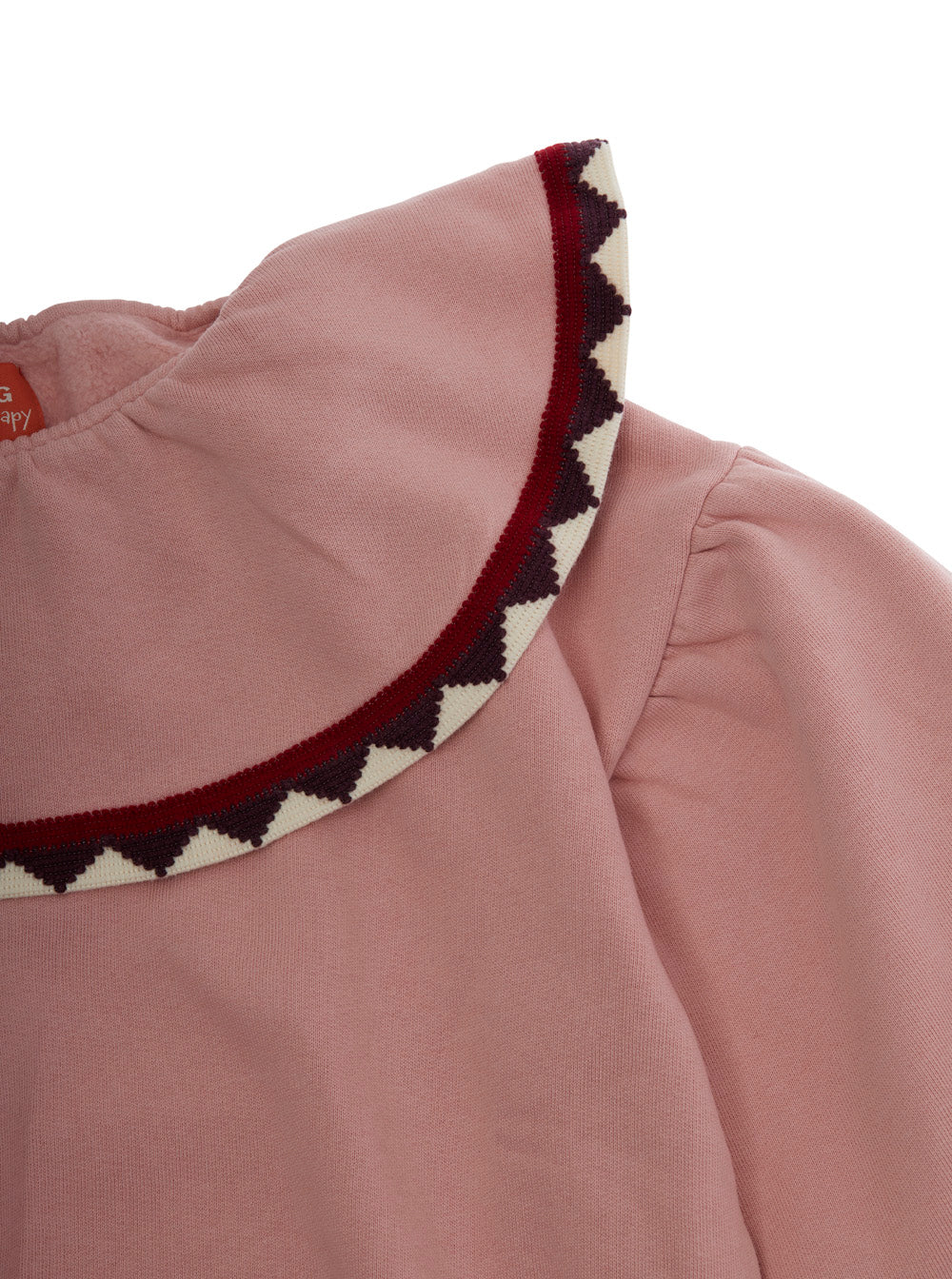 Emma Statement Frill Collar Sweatershirt, vestibilità tg 4 fino alla 5anni, 6 7anni, 8 9anni, 10 11anni Pink Sweatshirts