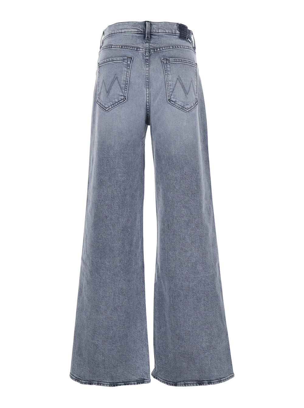 The Ditcher Roller Sneak Grey Jeans With Logo Embroidery On Rear And Patch Denim Woman
