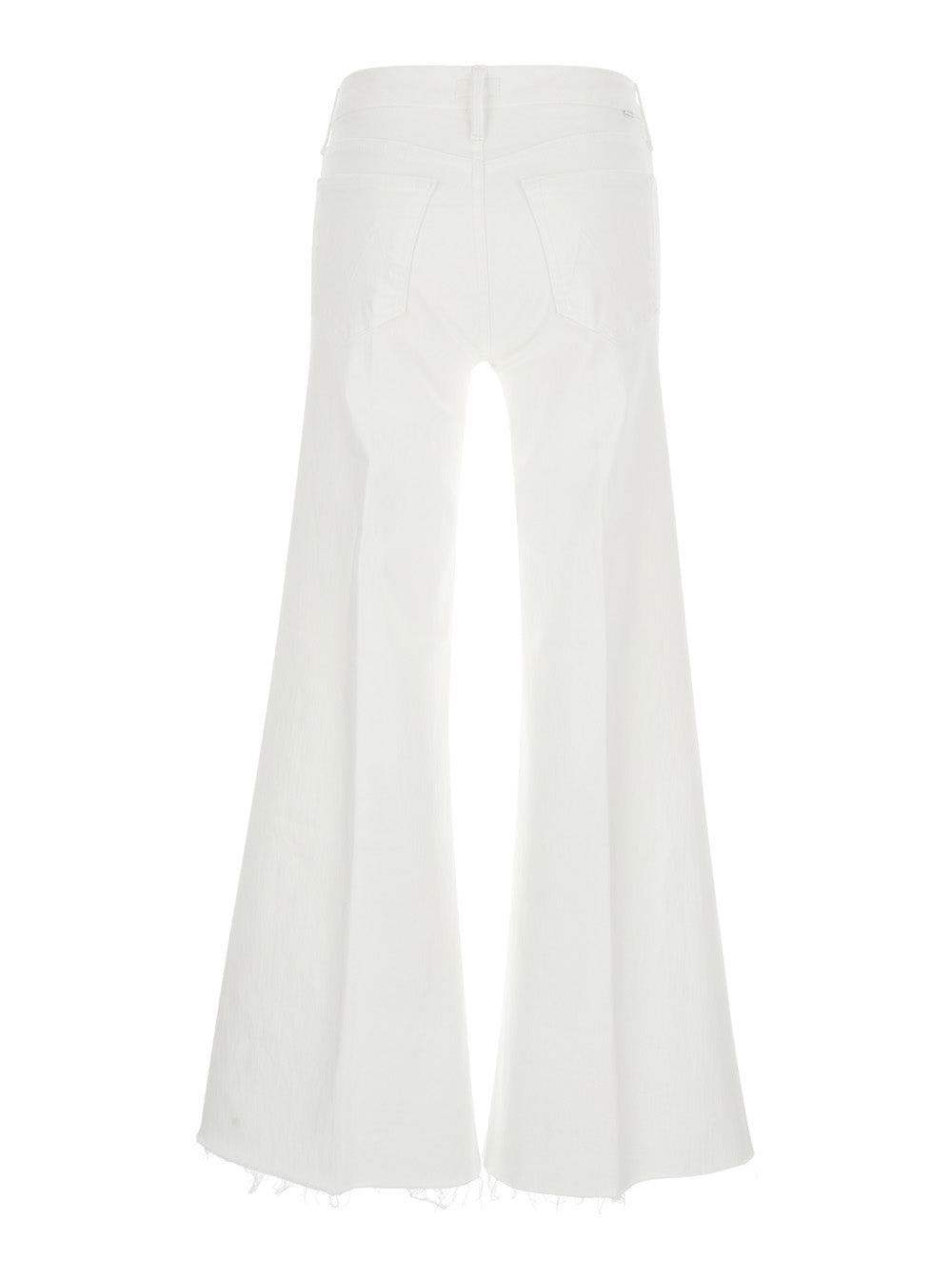 White Flared Jeans Denim Woman