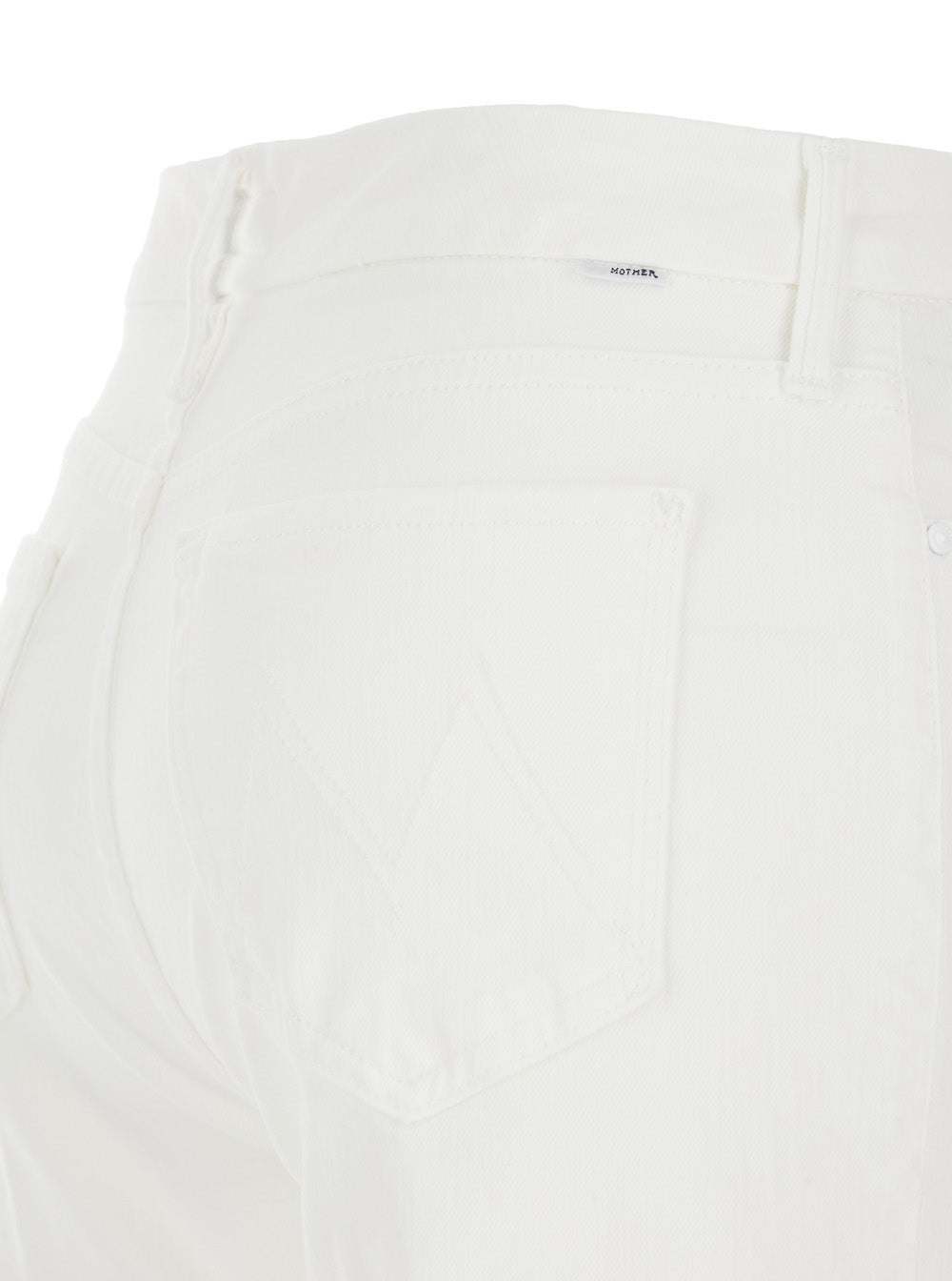 White Flared Jeans Denim Woman