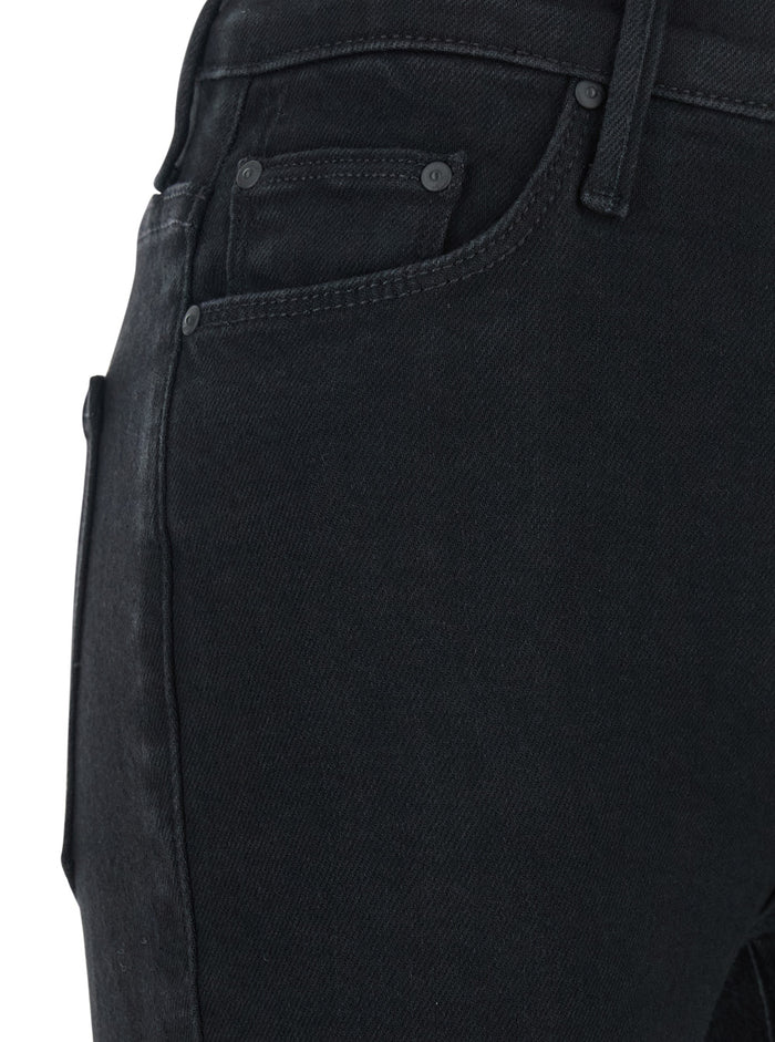 The Weekender Black Five-Pocket Flared Jeans Denim Woman