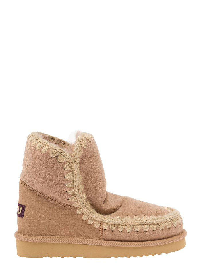 Eskimo 18 Beige Ankle Boots