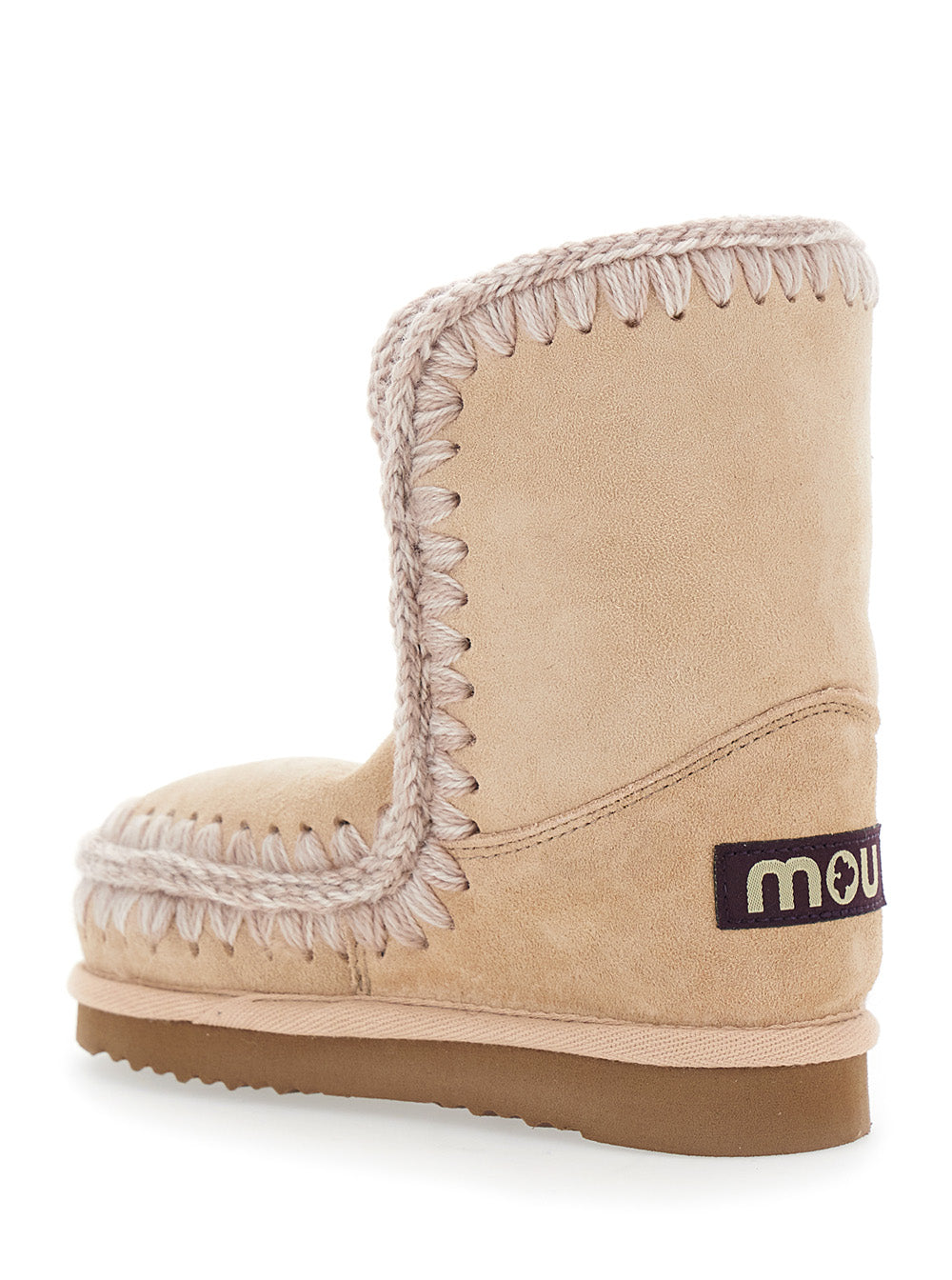 Eskino Pink Ankle Boots in Patent Suede Girl Sheep