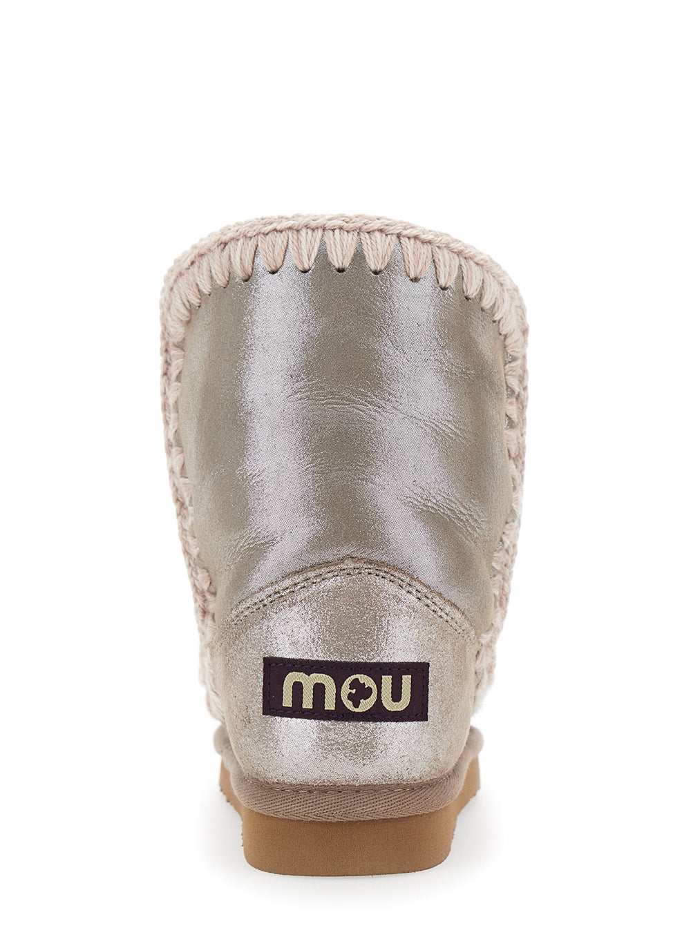 Eskino Metallic Ankle Boots in Patent Suede Girl Sheep