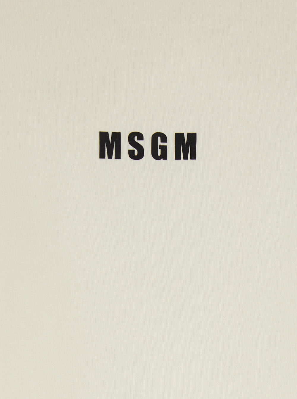 White T-Shirt with Lettering Logo on the Front in Cotton Man Tshirts And Polo Shirts