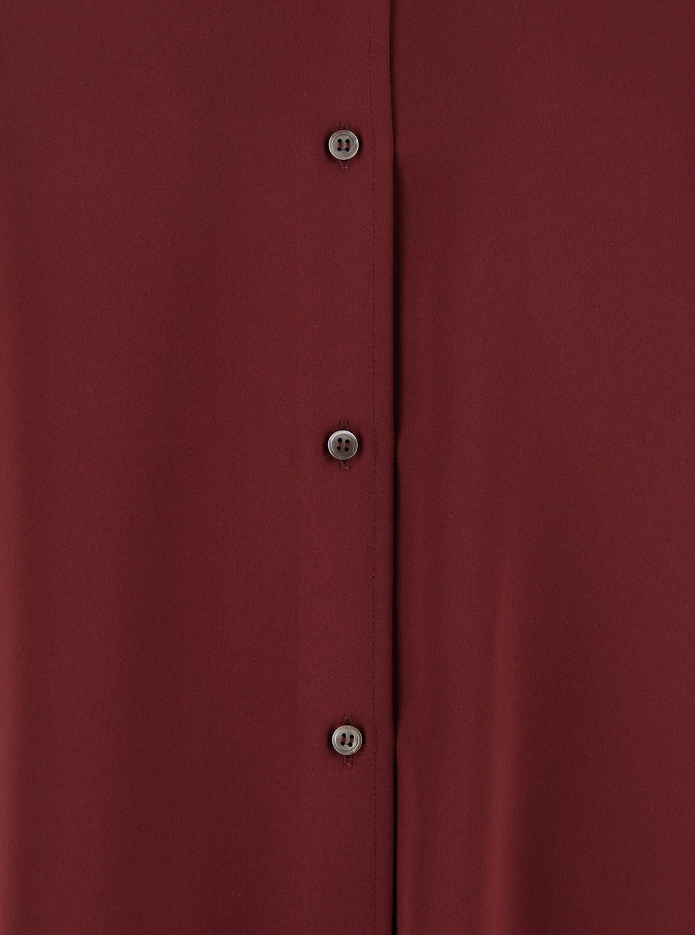 Bordeaux Shirt with Classic Collar in Tech Fabric Woman Polyester And Blouses