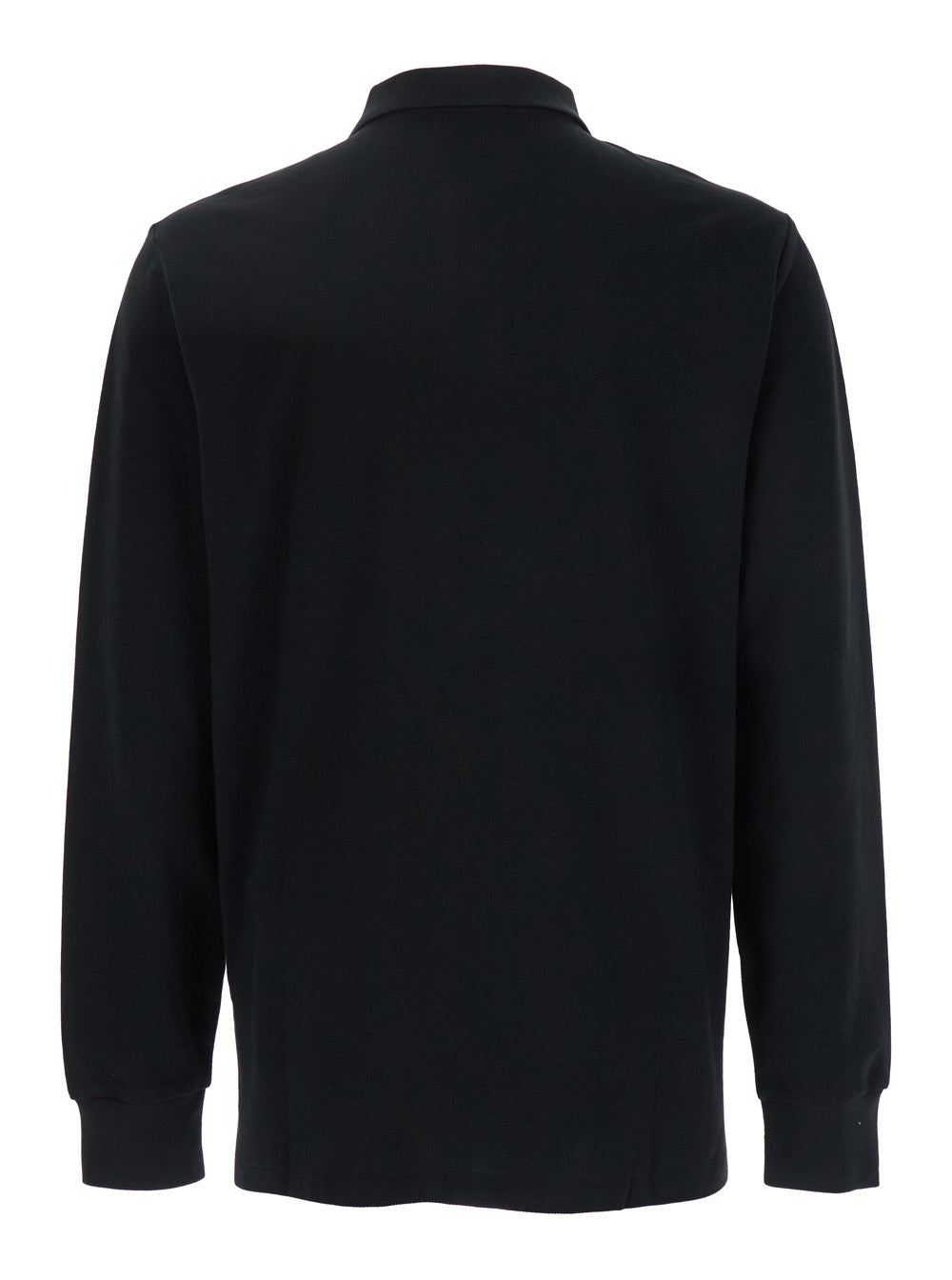Custom Slim Fit Black Polo With Classic Collar And Pony Embroidered On The Front Cotton Man Tshirts Shirts
