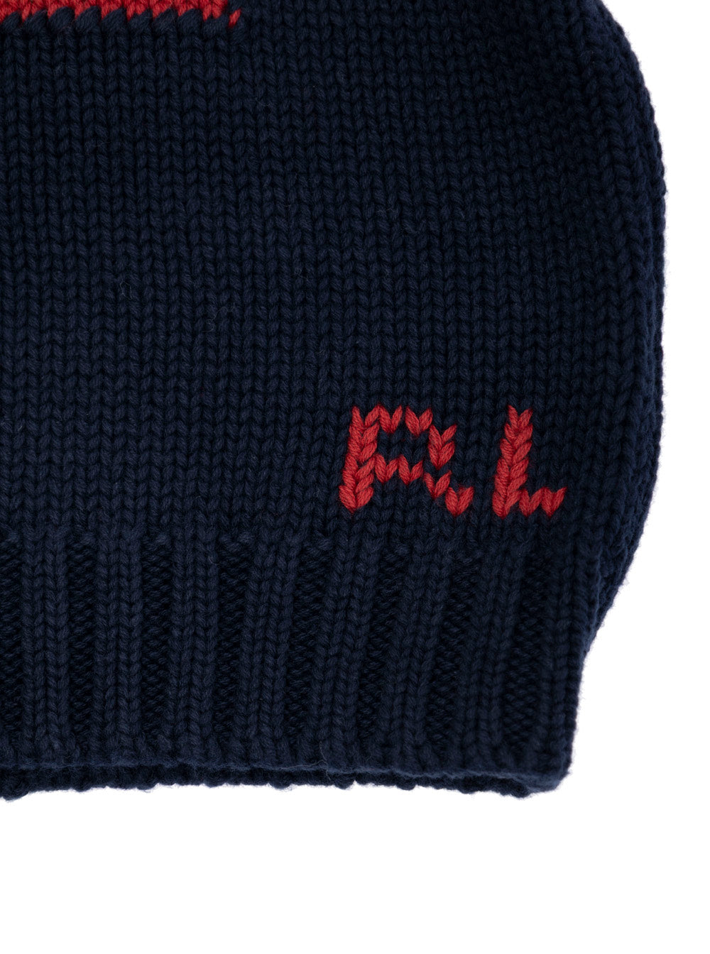 Blue Crewneck Sweater with Embroidery on the Front and Button Closure Sleeve in Cotton Baby Blu Jersey