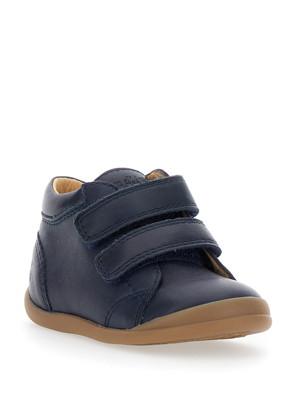 Blue Sneaker with Logo Printed on the Tongue in Rubber Boy Blu