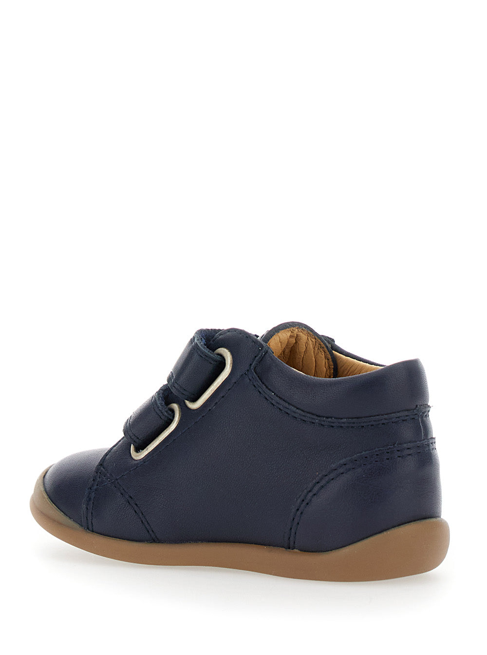 Blue Sneaker with Logo Printed on the Tongue in Rubber Boy Blu