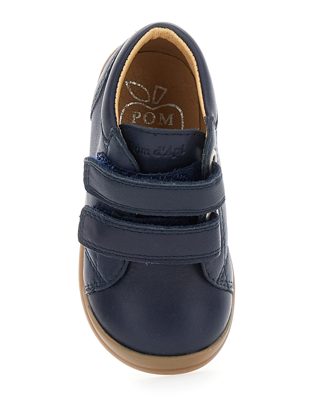 Blue Sneaker with Logo Printed on the Tongue in Rubber Boy Blu