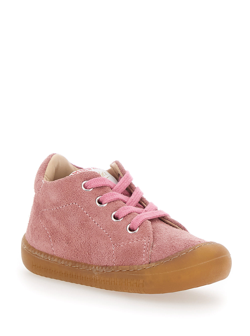 Pink Sneaker With Logo Printed On The Tongue Rubber Baby