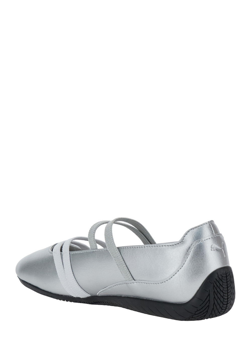 Speedcat Metallic Ballet Shoes with Elastic Band and Logo on the Front in Tech Fabric Woman Ballerinas