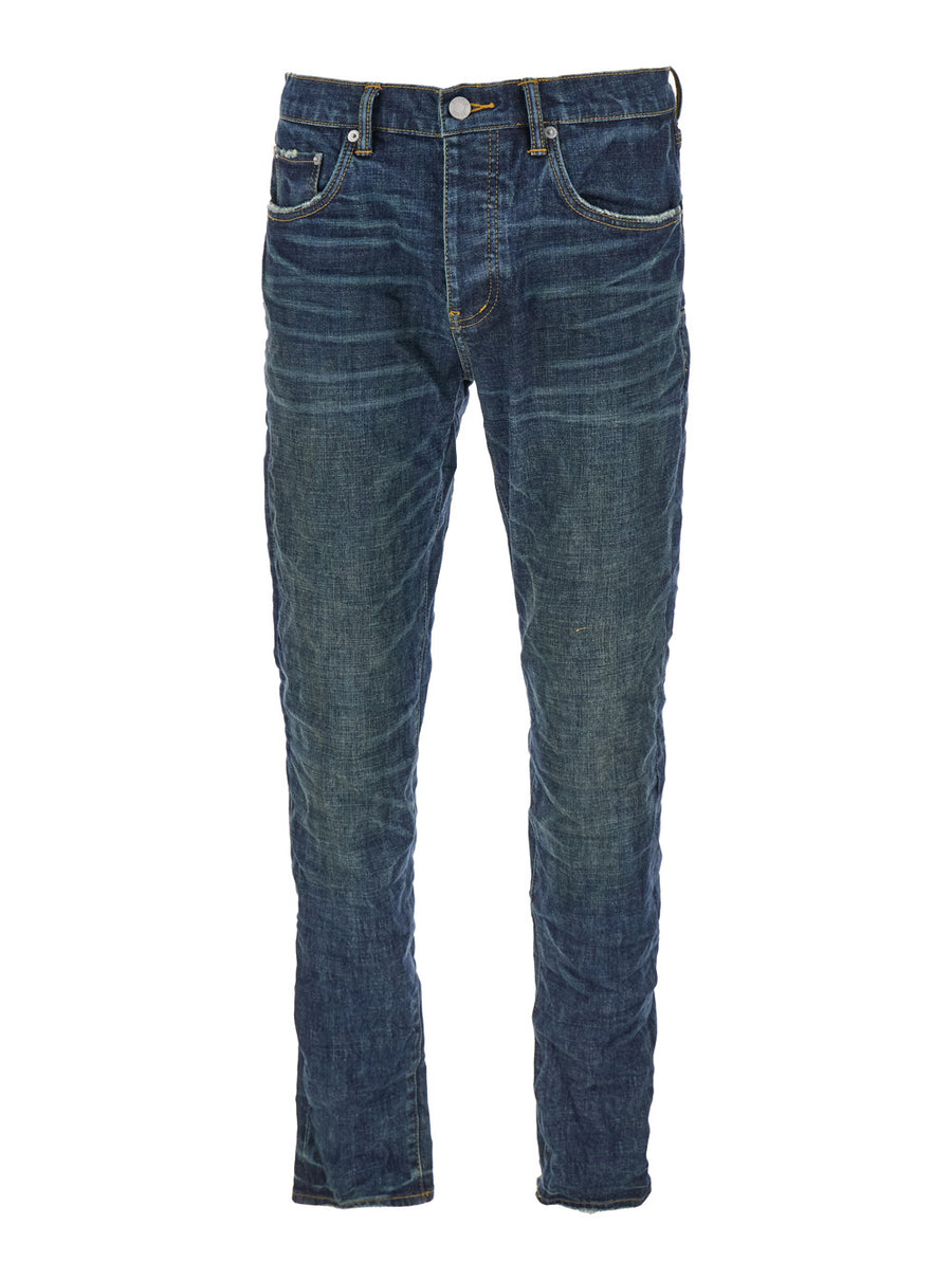 Blue Low Rise Stonewashed Jeans Cotton