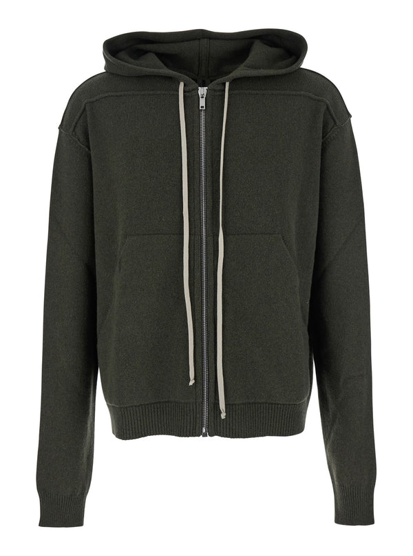 Green Cashmere And Wool Sweatshirt Sweatshirts