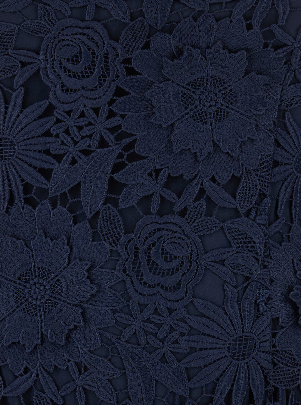 Blue Dress with Semi Transparent Design and Floral Decorations in Fabric Woman Blu Recycled Polyester