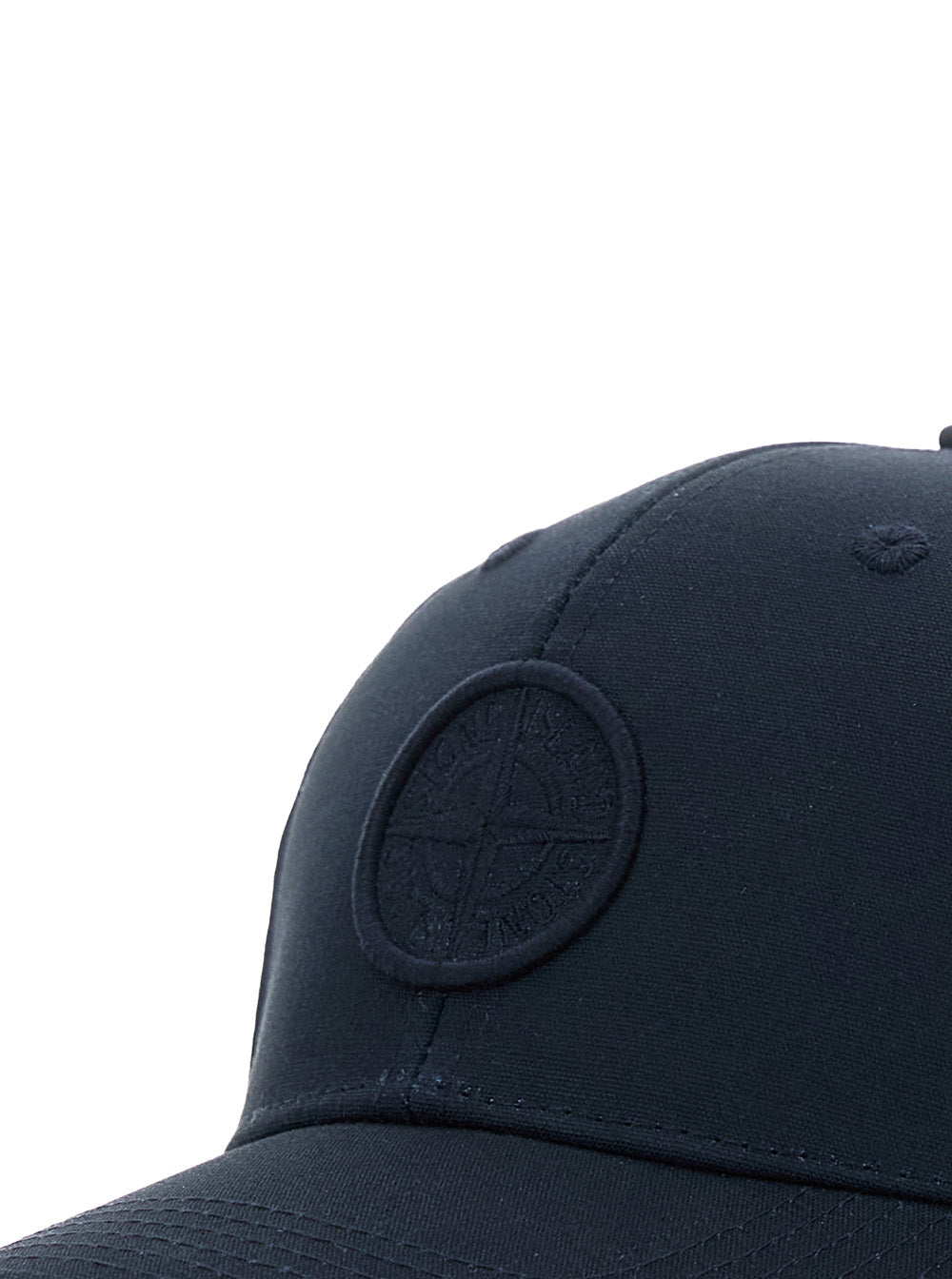 Blue Baseball Cap with Logo on the Front in Cotton Boy Blu Hats And Gloves