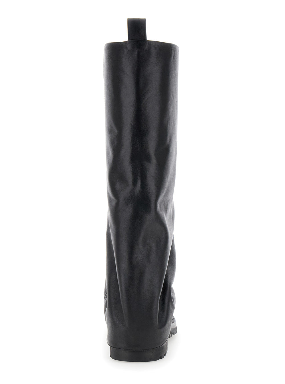 Ranger Black Leather Boots Woman Calf