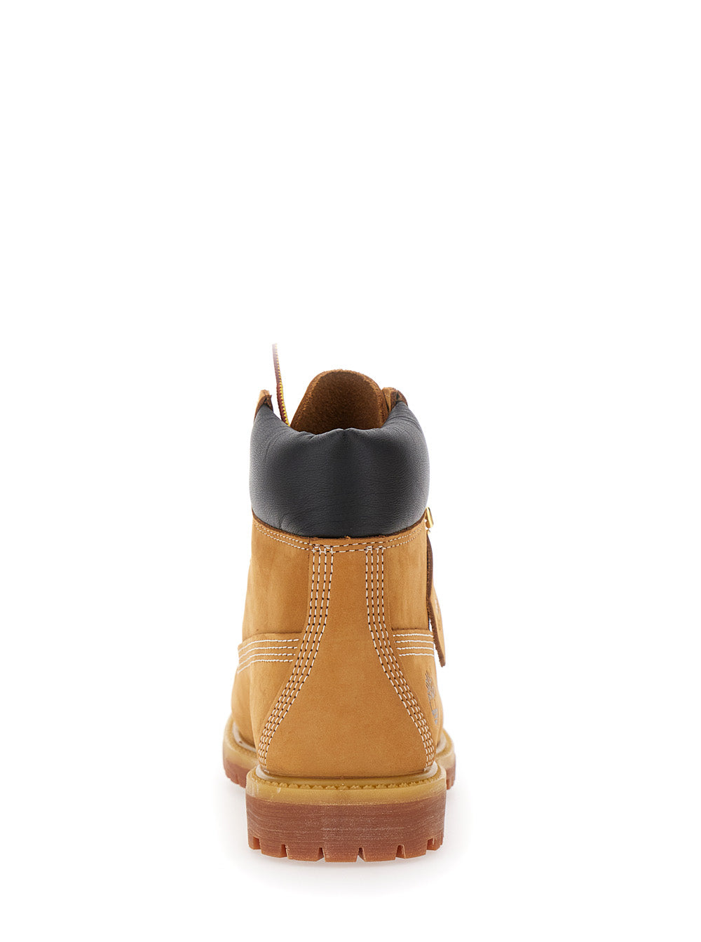 Beige Water-Proof Boots with Logo in Nubuck Leather Woman Ankle